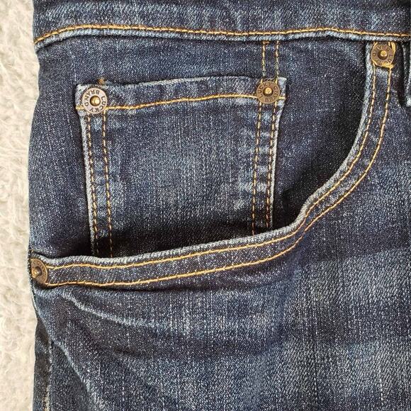 Lucky Brand Jeans Men's 44x30 Relaxed Straight Leg 181 Medium Wash Stretch - Picture 4 of 13